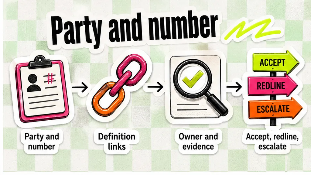 Verification log with owner, decision, and evidence columns