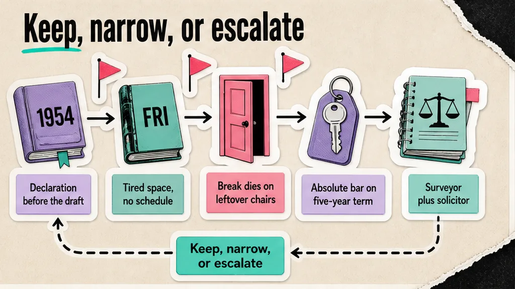 Keep, narrow, or escalate flags on 1954, FRI, break, and alienation