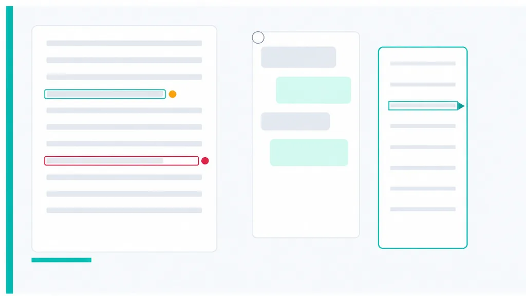 Consultancy Agreement draft PDF with teal flags on Scope, IP and Fees — no person, not a score card