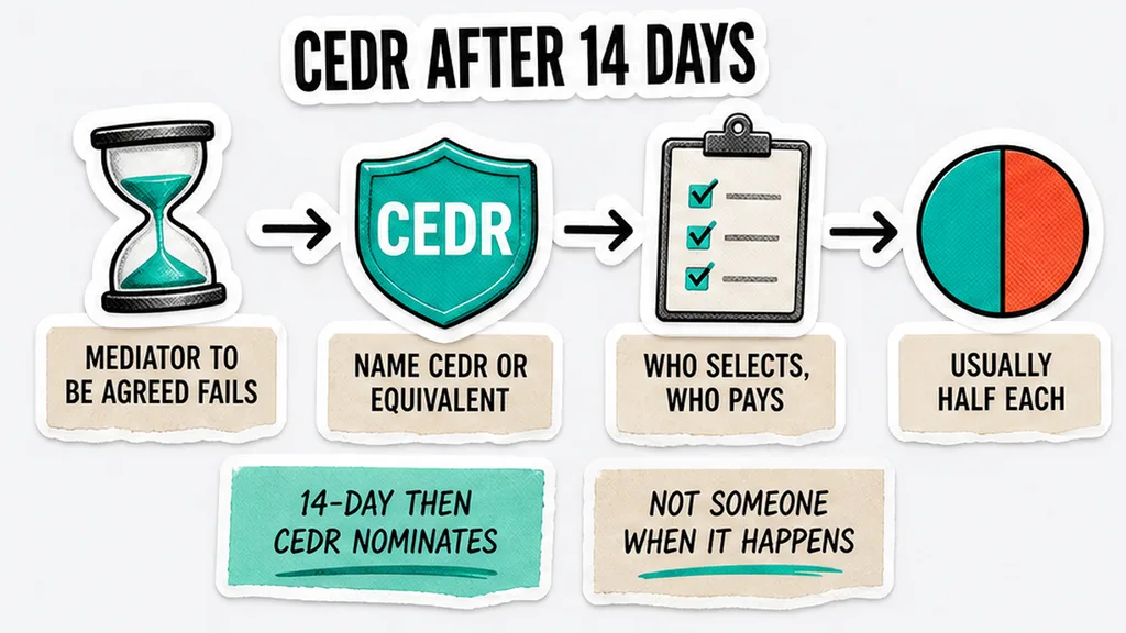 CEDR nominates after 14 days, no face