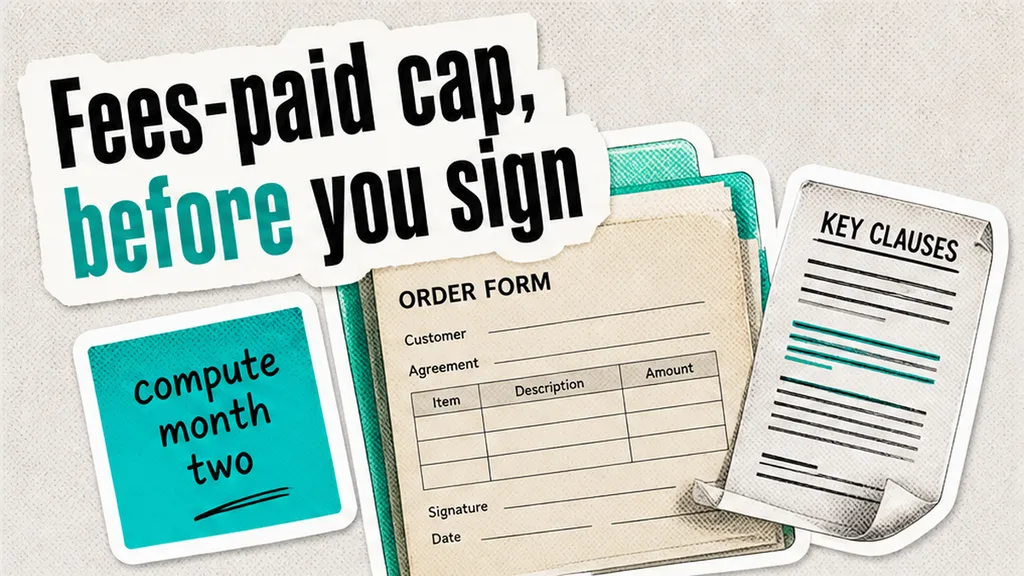 MSA order-form sticker and fees-paid headline, no people, no calendar