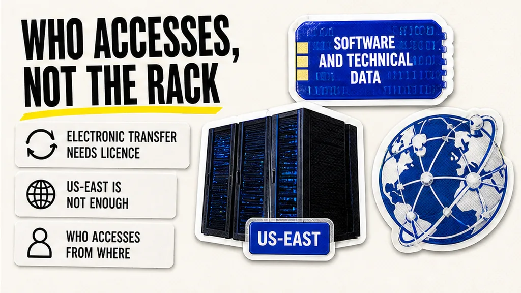 US-East host versus overseas access: software and technical data can be an export, no face