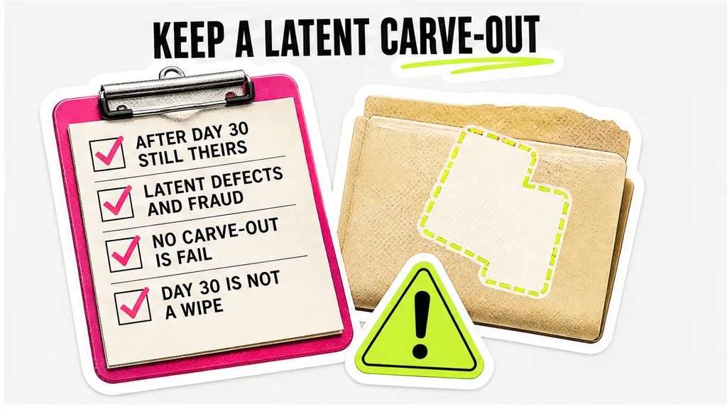 Latent-defect carve-out after the thirty-day window, no face
