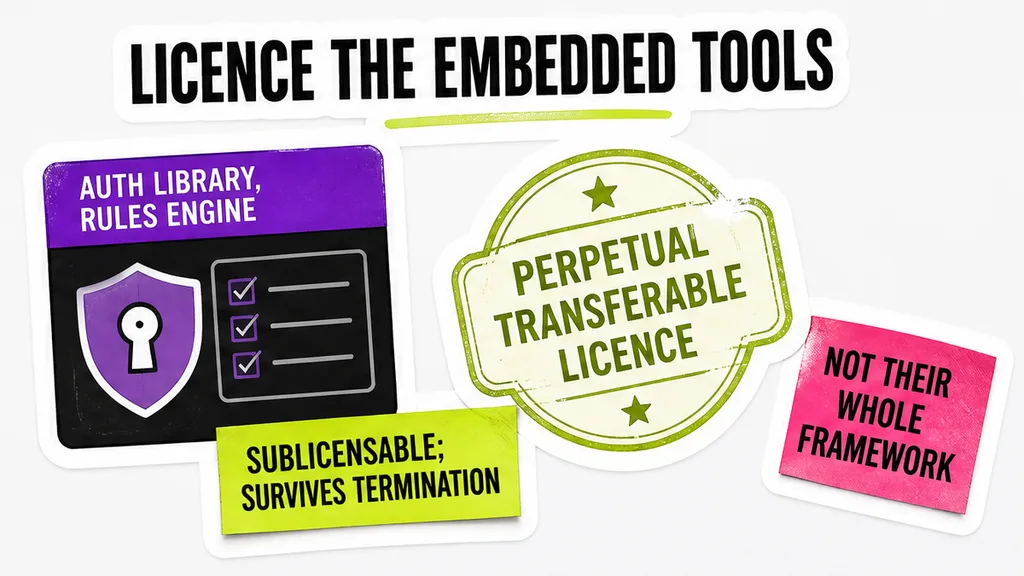 Document card for an auth library and rules engine with a perpetual transferable licence, not the whole framework
