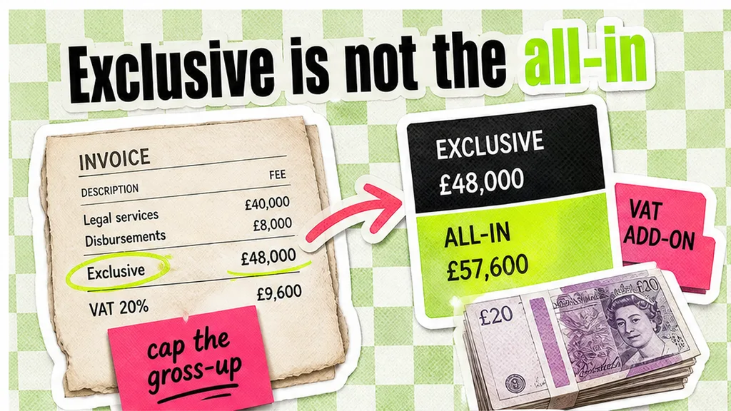 Order-form Exclusive circled beside all-in split cards, not a certificate or stop-order stamp