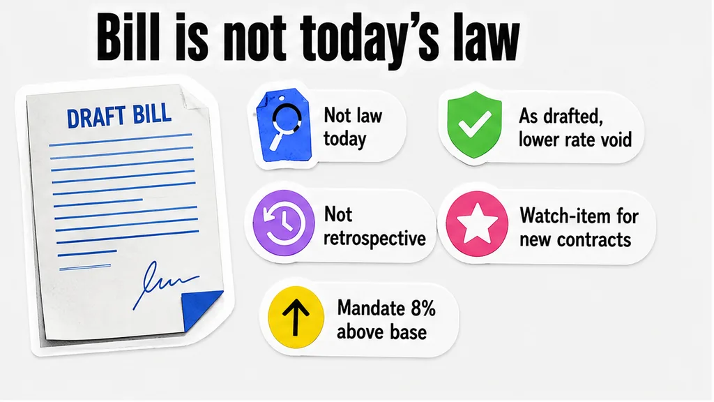 2026 Commercial Payments Bill as a watch-item, not law today and not retrospective