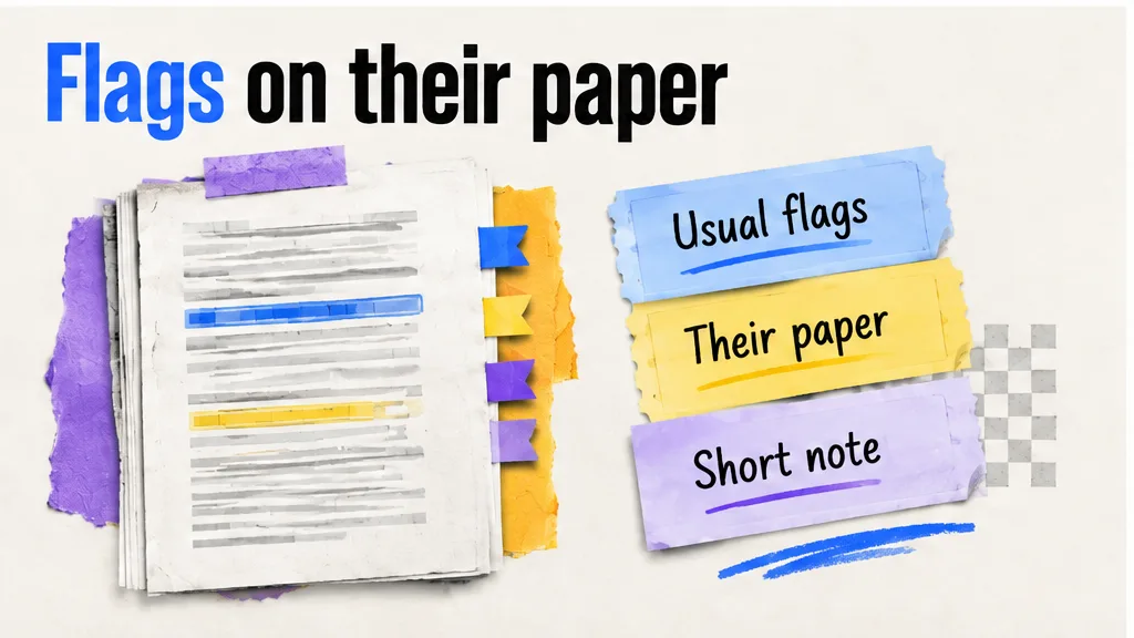 Usual flags on the consultancy paper they sent, no face