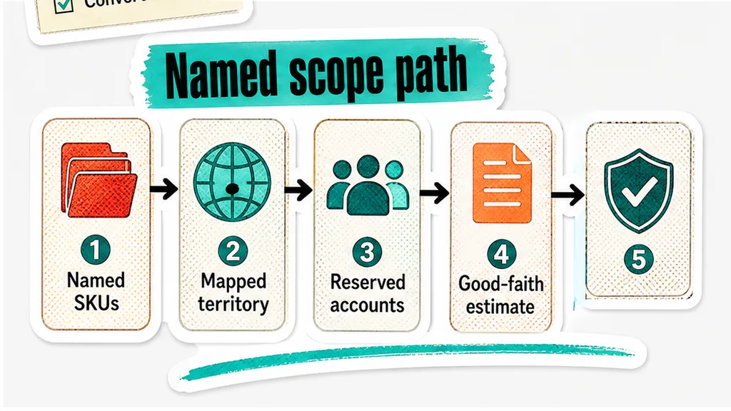 Workflow diagram for exclusive supplier review steps