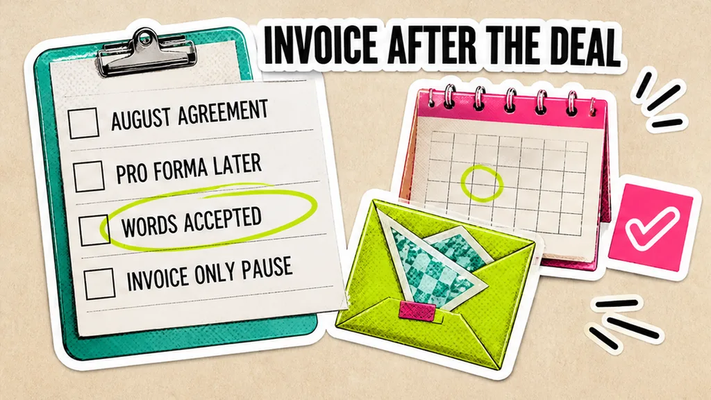 Checklist board: How do you check the clause was in the contract before delivery?