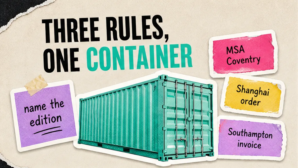 Cover: How to Review Named Incoterms and Risk Transfer in a Goods Supply Contract