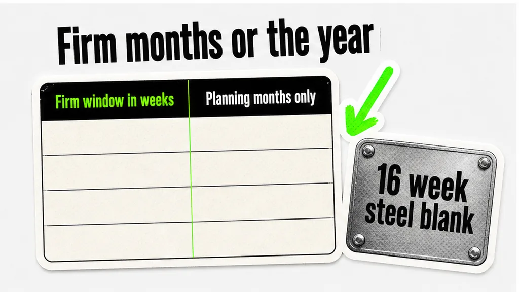 Firm months versus planning months