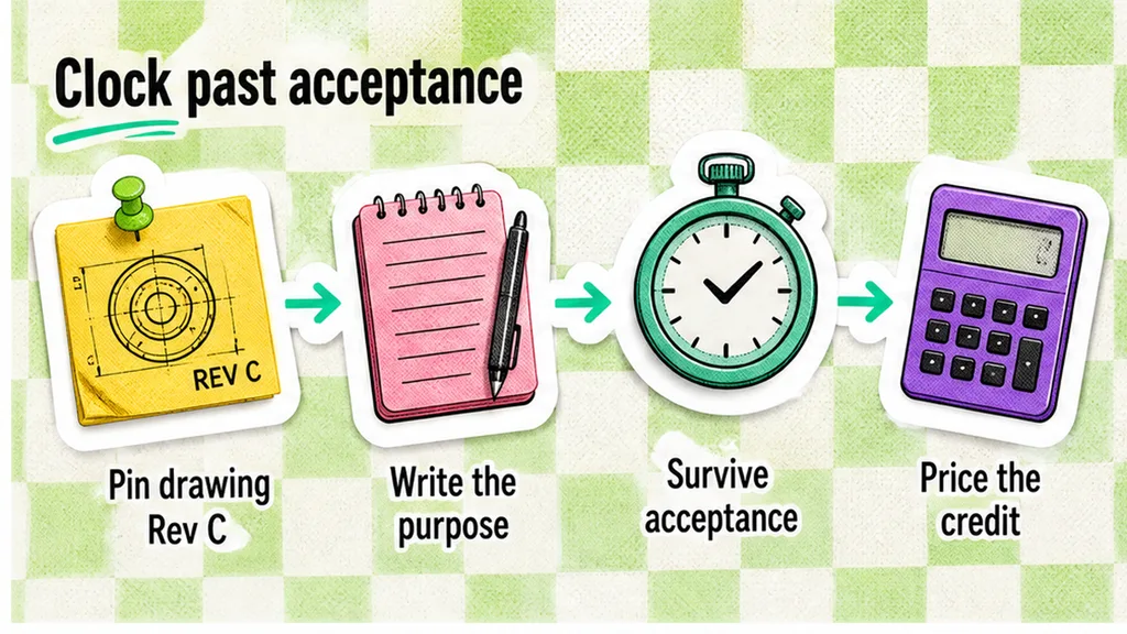 Workflow from the drawing to a priced credit
