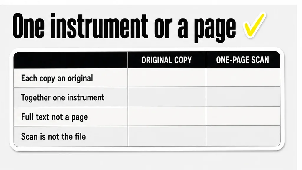 Comparison table: What does one instrument mean before you email a page?