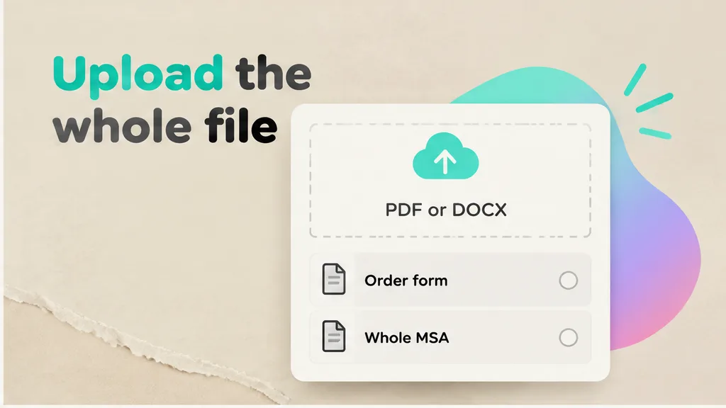 Order form with the renewal sentence and a notices block marked, no face