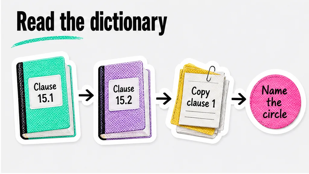 Workflow diagram: What does wilful misconduct require on this clause?