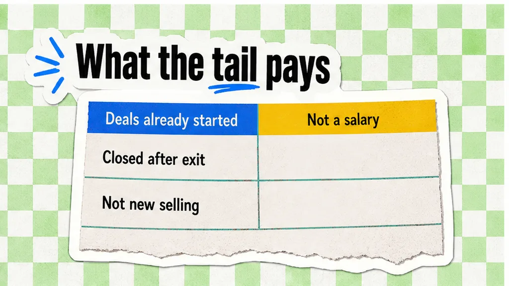 Paper comparison of deals started before exit against a salary line, no face
