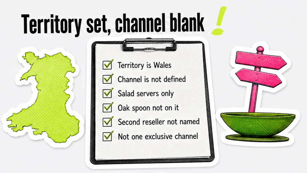 Wales territory line beside a blank channel, no face