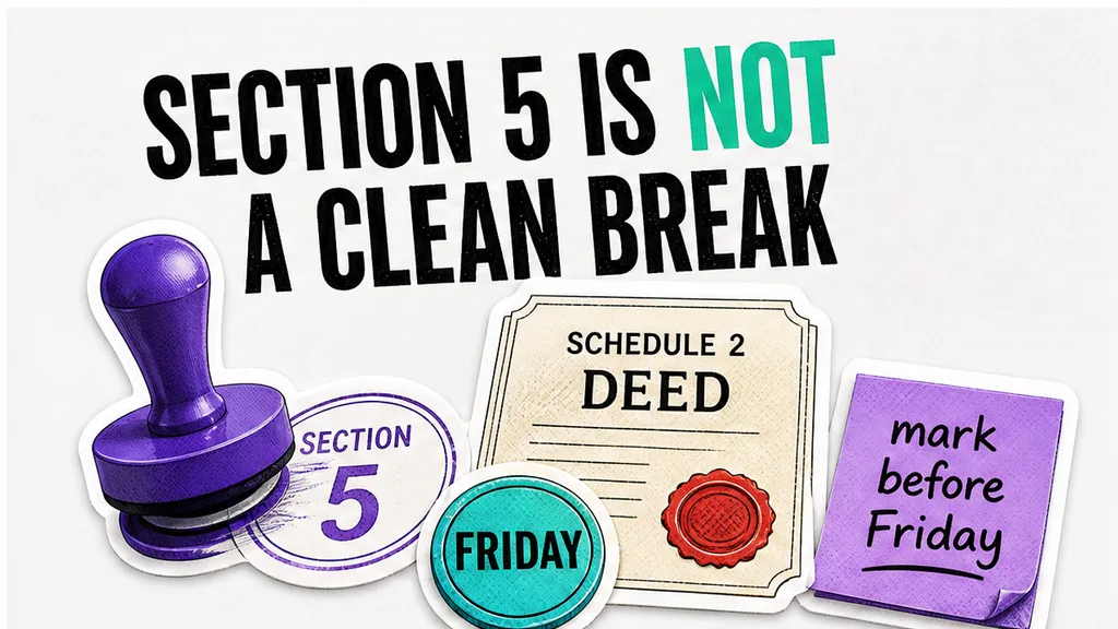 Section 5 release set against a draft AGA schedule