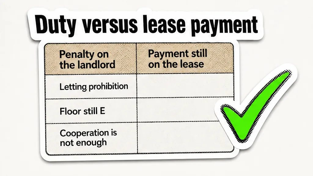 MEES landlord duty beside lease payment and access clauses